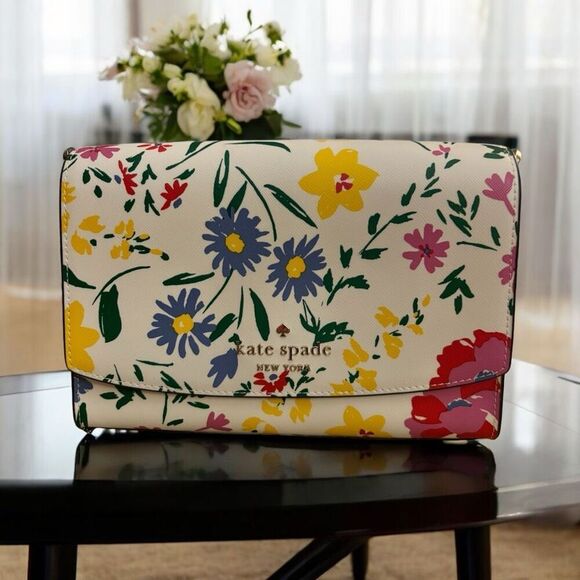 kate spade Handbags - Kate Spade Carson Garden Bouquet Convertible Crossbody Bag Shoulder Bag